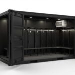 Container vestiaire aménagé 20 pieds