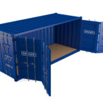 Le container 20 pieds OPEN SIDE comfortable, premier voyage DRY